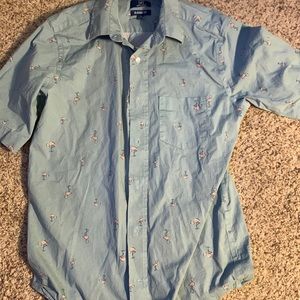 George Flamingo Button-Up Size Small